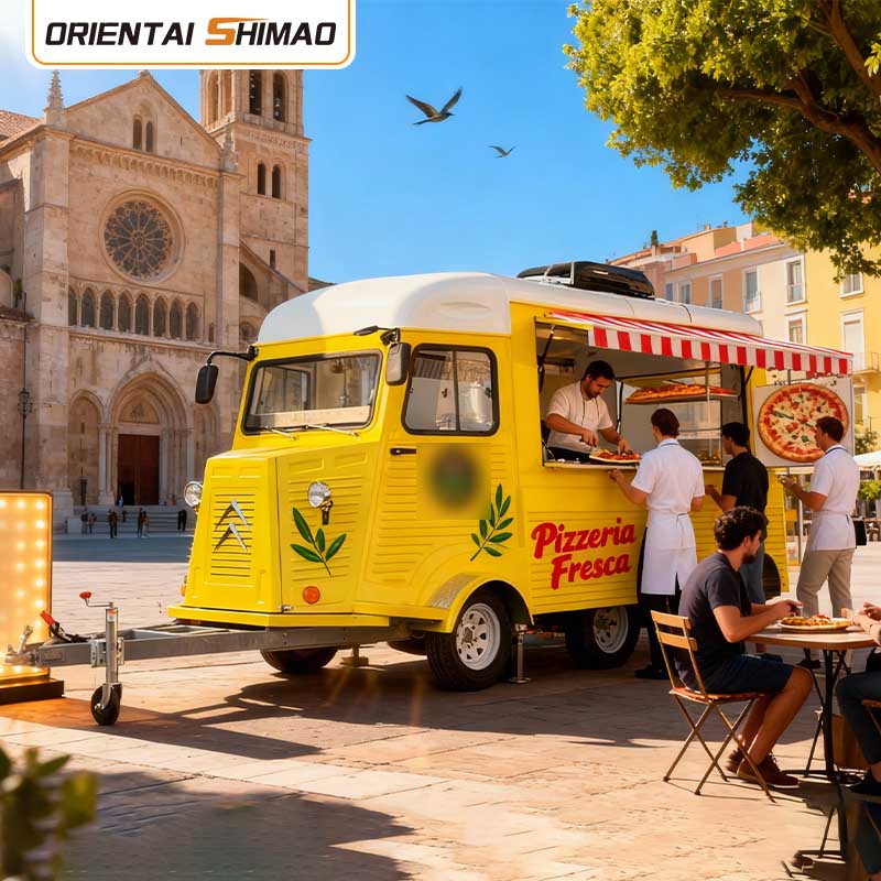 Kavárna Truck na kávu Mobilní přívěs na kávu Fast Food Food Trailer Food Truck