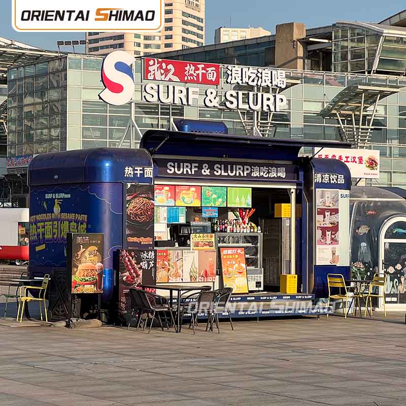 Dodávka potravin Použité Food Truck Na prodej Mobilní kuchyně Catering Food Trailer Food Truck