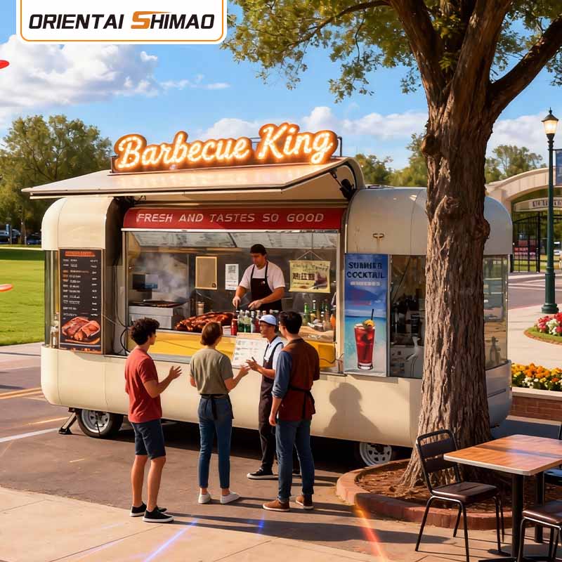 Vozík na párky v rohlíku Stojan na párky v rohlíku Stánek s rychlým občerstvením Catering Street Food Trailer Commercial Food Truck