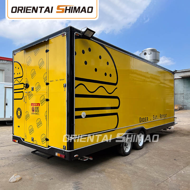 Noční trh BBQ Food Trailer