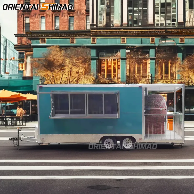 Trailer na jídlo na pizzu